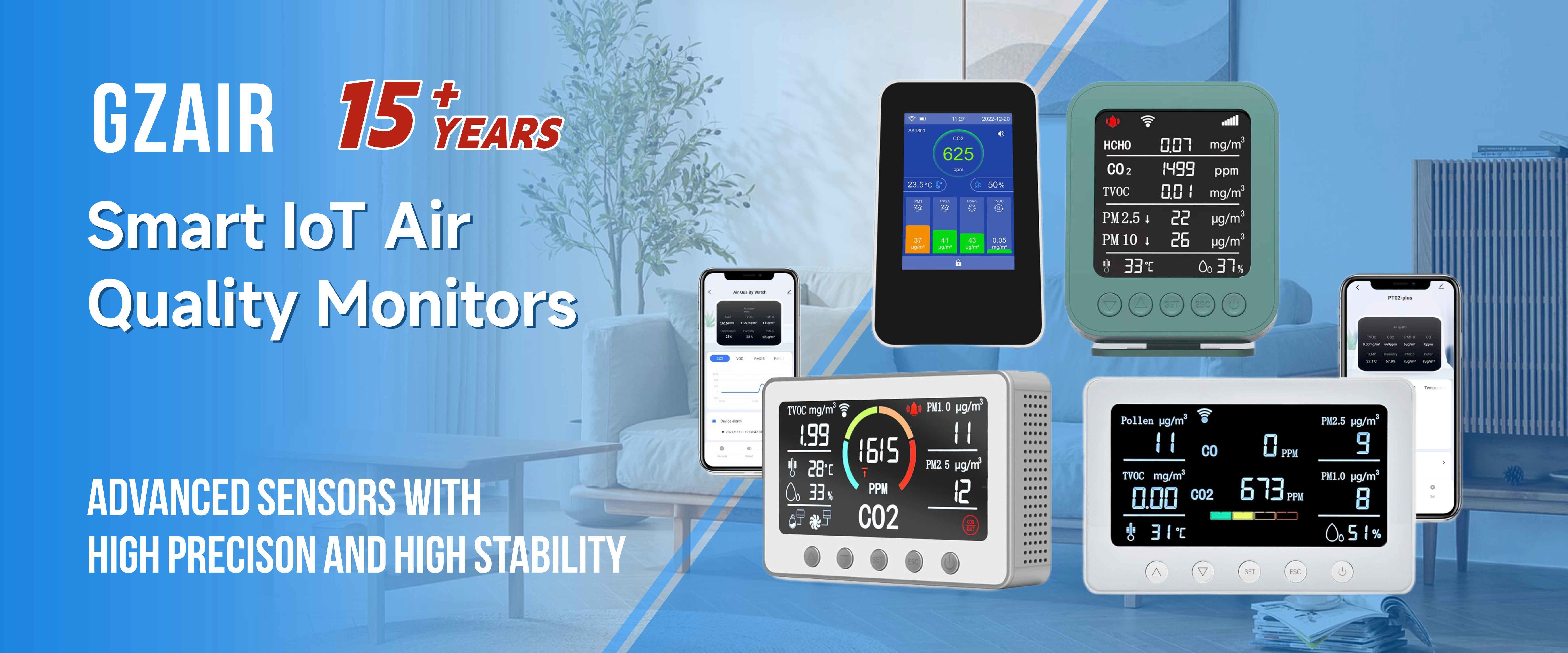kualitas Smart Air Quality Monitor pabrik