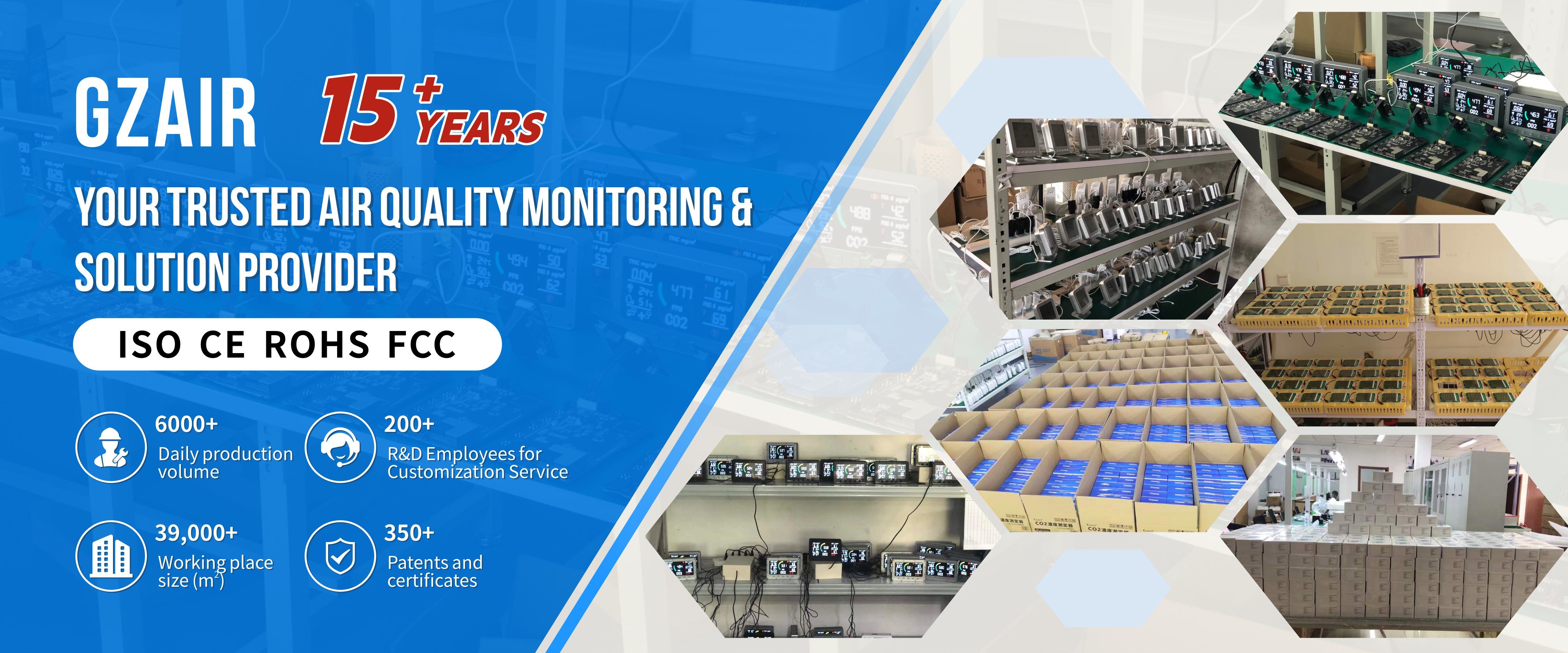 kualitas Smart Air Quality Monitor pabrik
