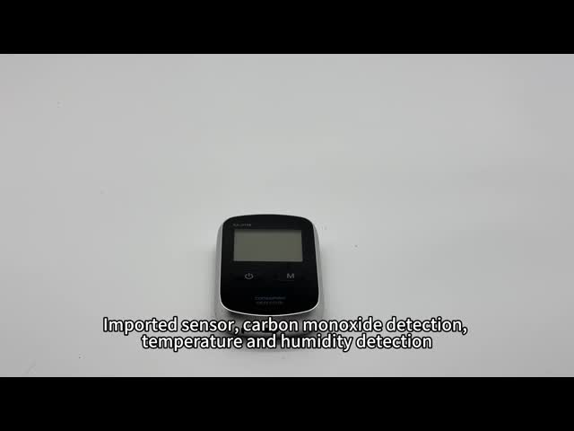 Smart CO Detector WiFi diaktifkan - APP Control Carbon Monoxide Alarm dengan Sensor RH Temp