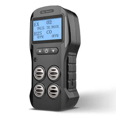 OEM 4 Gas Multigas Detektor Meter Ruang terbatas Dengan LEL O2 CO Dan H2S Pemantauan