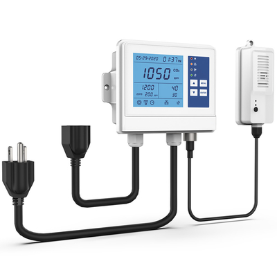 5000 ppm Penanaman Rumah Kaca Climate Controller Co2 Untuk Growroom Pertanian Pertanian