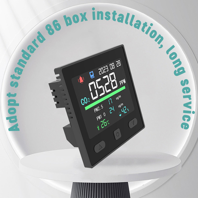 Harga yang bagus Home Smart Co2 PM2.5 Formaldehida Smart Monitor Kualitas Udara Indoor on line