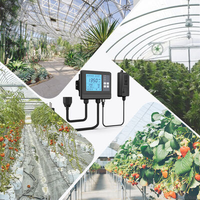 Harga yang bagus Carbon Dioxide Split Commercial Greenhouse Control Systems Co2 Regulator Controller NDIR Sensor on line