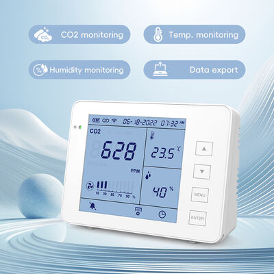 Harga yang bagus Detektor CO2 Isi Ulang – Sensor NDIR Dalam Ruangan untuk Pemantauan Udara yang Akurat on line