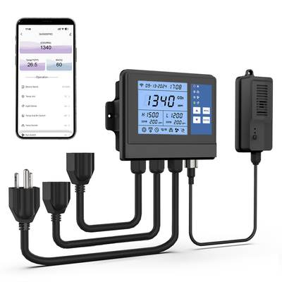 Good price GZAIR WIFI Greenhouse Climate Controller Sensor CO2 240VAC on line