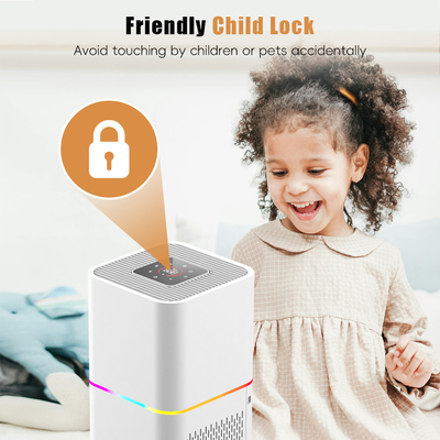 Good price Pembersih Udara Kamar Tidur HEPA Ekonomi Untuk Alergi Dan Hewan Peliharaan Rambut 100V on line