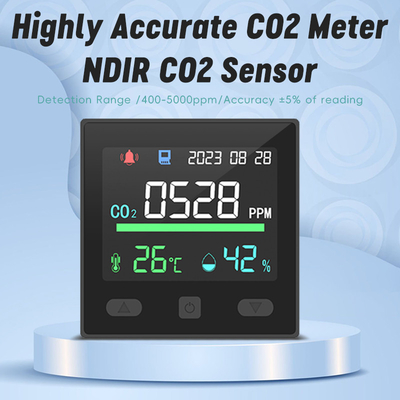 Harga yang bagus Smart Wall Mounted Co2 Monitor Kualitas Udara NDIR IAQ Sensor 86mm on line