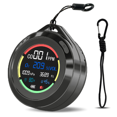 PT08 Sensor Alarm Karbon Monoksida Portable 300hPa-1100hPa Tekanan Udara