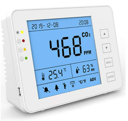Good price 20ppm Indoor CO2 Meter Data Logger Smart Home Air Quality Monitor on line