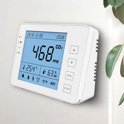 Harga yang bagus HVAC NDIR Indoor CO2 Tvoc Air Quality Monitor Meter Layar LCD on line