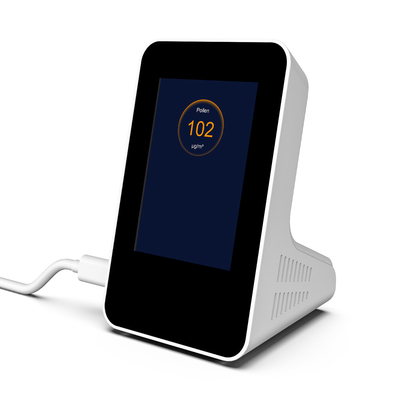 Portable IAQ Smart Air Quality Monitor Panel sentuh 3,5 inci untuk karbon monoksida
