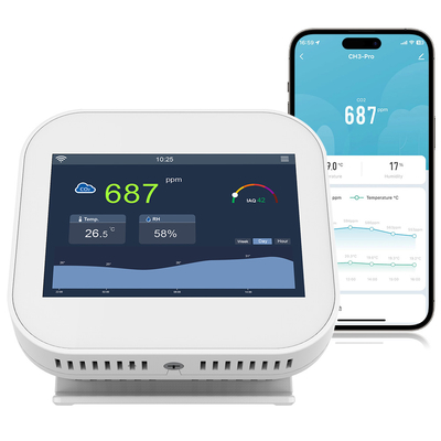 Good price Peralatan Pemantauan Kualitas Udara Karbon Dioksida Co2 WiFi Indoor ODM on line