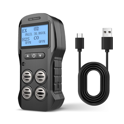 Good price ODM Portable Multigas Detector Monitor Realtime Display CO 200PPM H2S 10PPM on line