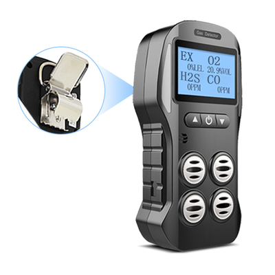 Good price Karet Portable 4 Gas Lel Multi Gas Detector Untuk Pemantauan Gas Berbahaya on line