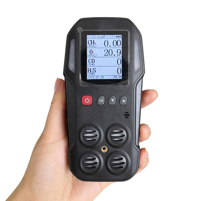 Good price Infrared Electrochemical 4 Gas Multi Gas Tester Detector Untuk Layanan Pemadam Kebakaran on line