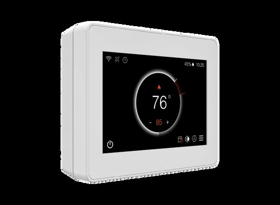 Harga yang bagus Remote Control Tuya HVAC Thermostat untuk Hotel 4-Inch Touch Screen Tuya Thermostat untuk Pemanasan Lantai on line