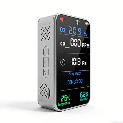 Harga yang bagus 7-in-1 Gas Detector Wireless O2 dan CO Monitor 3000mAh Baterai Cloud Alerts IP67 Industri Grade Grosir on line
