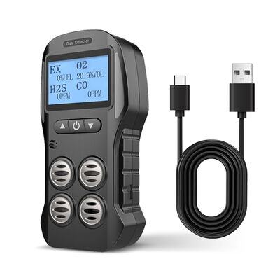 Harga yang bagus X-4 Portable Gas Detector 4-in-1 EX O2 CO H2S Multi-Language Data Logging Baterai 2000mAh Grosir on line