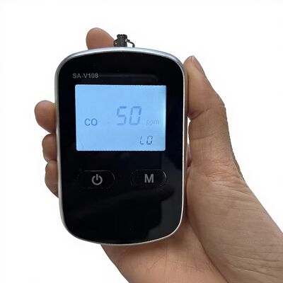 Portable Carbon Monoxide Detector - High Precision Handheld CO Monitor with LCD Display, Sound & Light Alarm for Home, Travel & Camping Safety