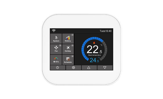 Harga yang bagus Tuya Smart WiFi Wireless Thermostat Programmable HVAC Underfloor Heating Controller dengan kontrol APP, Jadwal 7 hari/24 jam untuk penggunaan rumah & komersial on line
